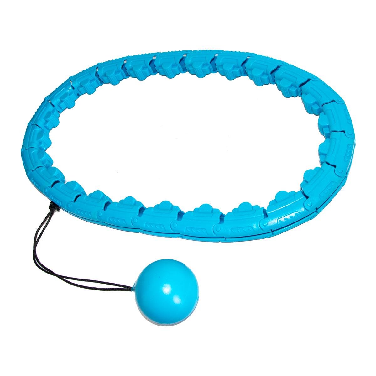 Хулахуп для похудения Hoola Hoop Massager Голубой (1010413-LightBlue) - фото 5