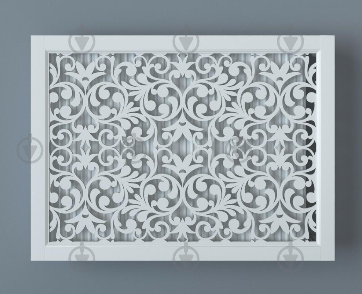 Экран-решетка декоративная на батарею отопления R56-F110 Белый (26059391) - фото 2 Экран-решетка декоративная на батарею отопления R56-F110 Белый (26059391) - фото 2