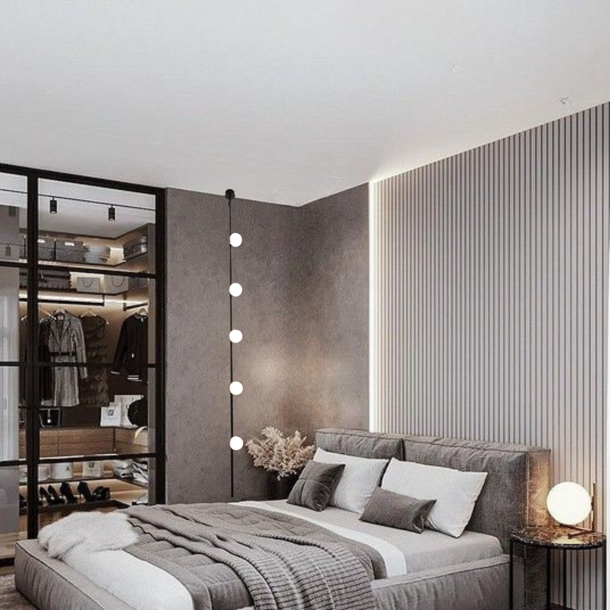 Трек-трансформер дизайнерський підвісний Valeso Композиція-13 Графітовий (000047620)