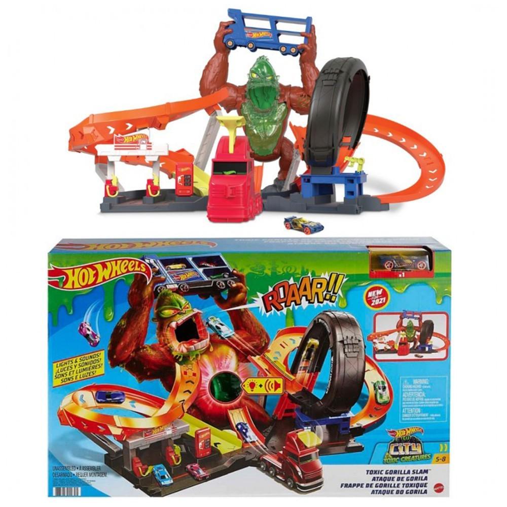 Игровой набор Hot Wheels Удар ядовитой гориллы (GTT94)