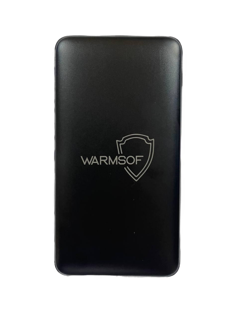 Повербанк Warmsof 10000 mAh Power Delivery 3,0 Quick Charge 3,0 22,5W Чорний