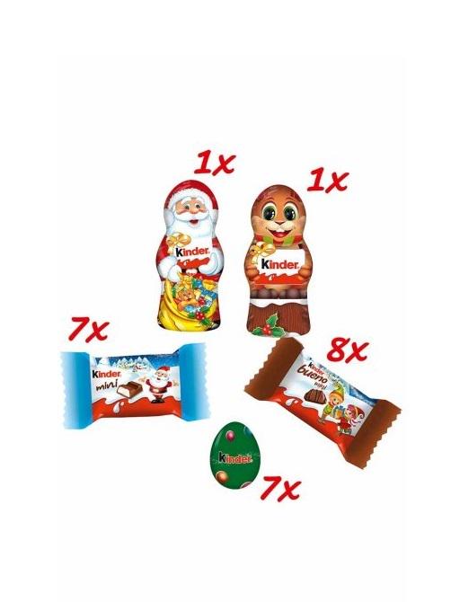 Адвент календар Kinder Mini Mix Advent Calendar Новорічний 150 г - фото 2 Адвент календар Kinder Mini Mix Advent Calendar Новорічний 150 г - фото 2