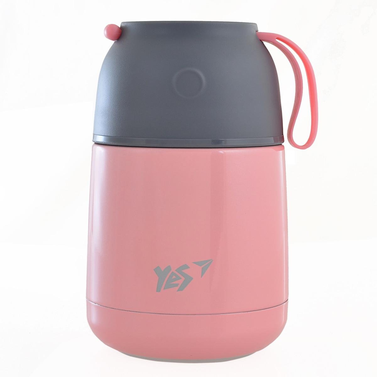 Термос UKC T99 нержавеющая сталь 430 мл Розовый