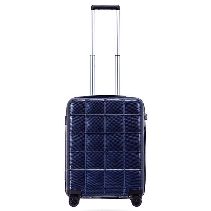 Чемодан на 4 колесах Echolac Square Pro S Navy (EcPC185SA-403-40)