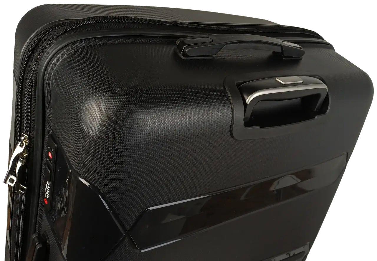 Валіза пластикова Reymond велика 120 л Чорний (S9010222) - фото 8 Валіза пластикова Reymond велика 120 л Чорний (S9010222) - фото 8