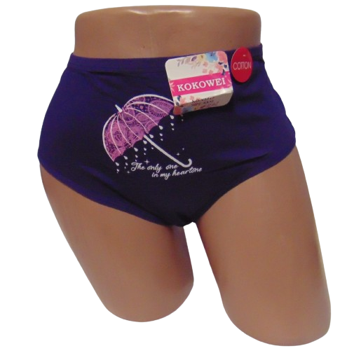 Трусы женские Kokowei 3717 3XL Синий (2058332844)