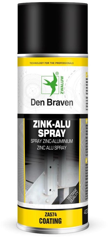 Спрей с цинком и алюминием антикоррозионный Den Braven Zinc Aluminium Spray 400 мл (31000751)