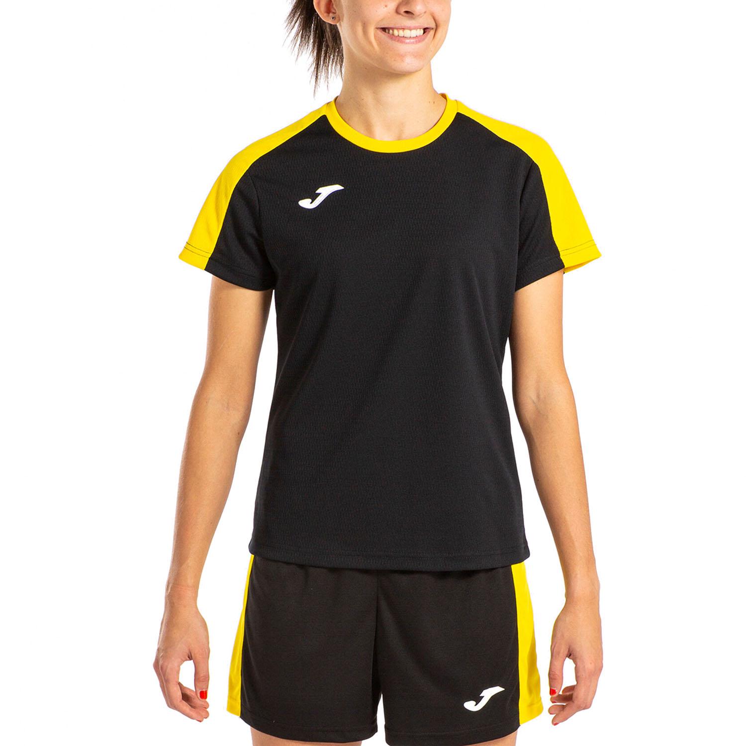 Футболка Joma 901690.109 Eco Championship Short Sleeve T-Shirt M Black/Yellow (8445456359272)