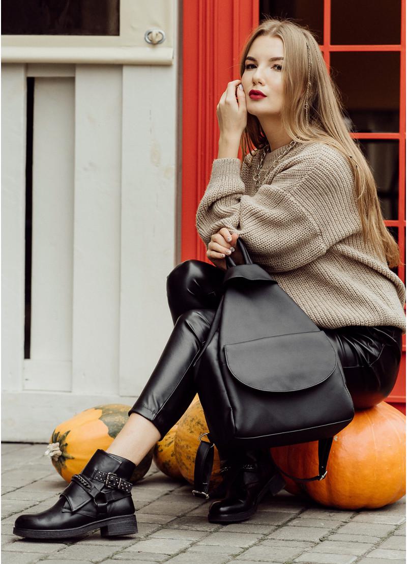 Женский рюкзак Sambag Asti LKH черный 20451001