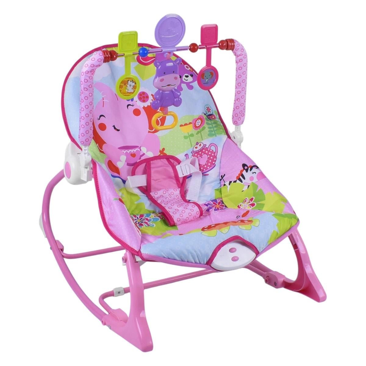 Детский шезлонг-качели Mengo Baby убаюкивающий центр для новорожденных детей