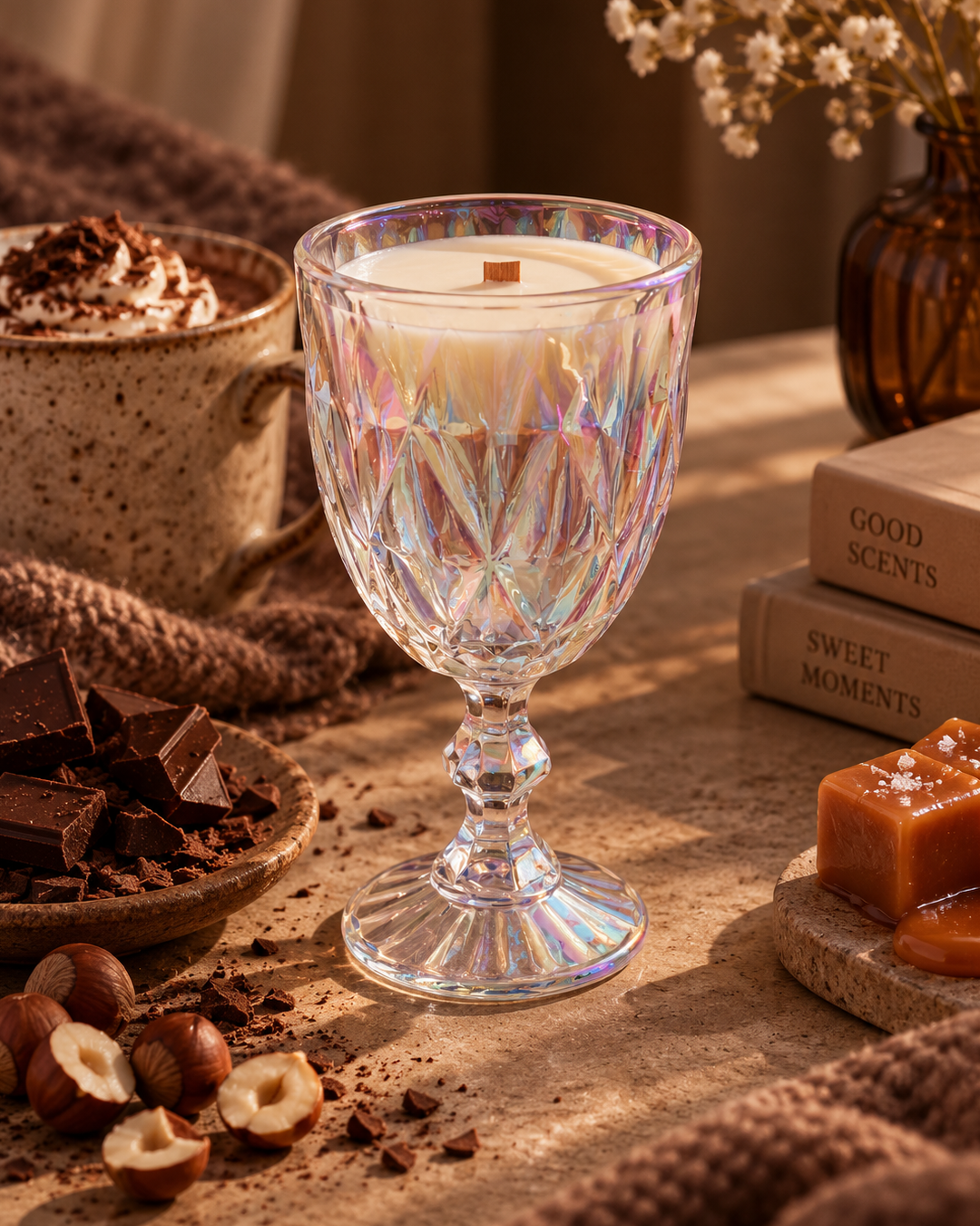 Свеча ароматическая Franterro Gem Hot Chocolate 250 г (FRN-1088)