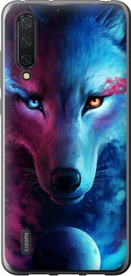 Чехол на Xiaomi Mi 9 Lite Арт-волк (3999u-1834-42517)