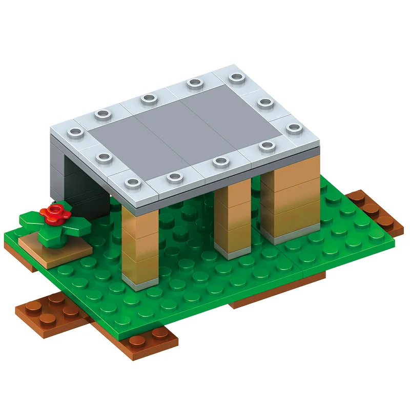 Конструктор Майнкрафт My World Селище з персонажами ферма з селянами та мобами 569 дет. - фото 13 Конструктор Майнкрафт My World Селище з персонажами ферма з селянами та мобами 569 дет. - фото 13