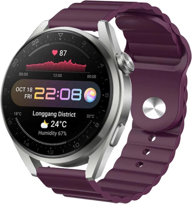 Ремешок Wave для Huawei Watch 3 Pro Violet (22575-2F)