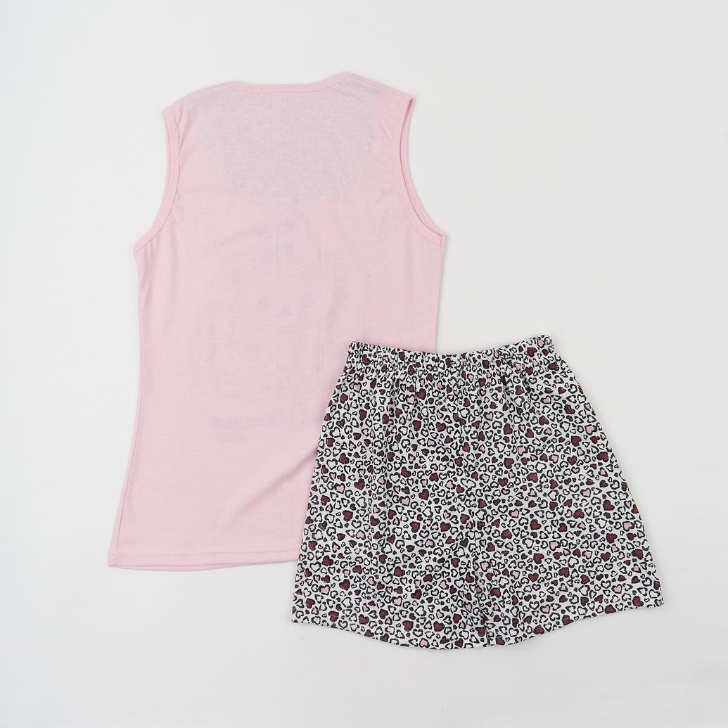 Пижама Marilynmod 8256x39 майка/шорты L Светло-розовый - фото 4 Пижама Marilynmod 8256x39 майка/шорты L Светло-розовый - фото 4