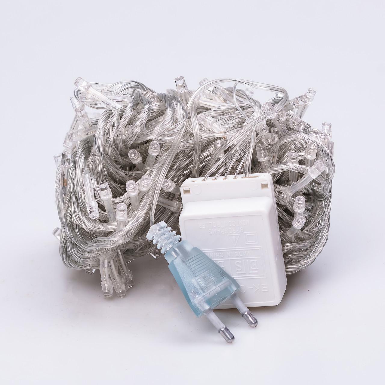 Гирлянда-нить светодиодная GarlandoPro 190 LED лампочек 8 режимов 18 м Синий (2942) - фото 1