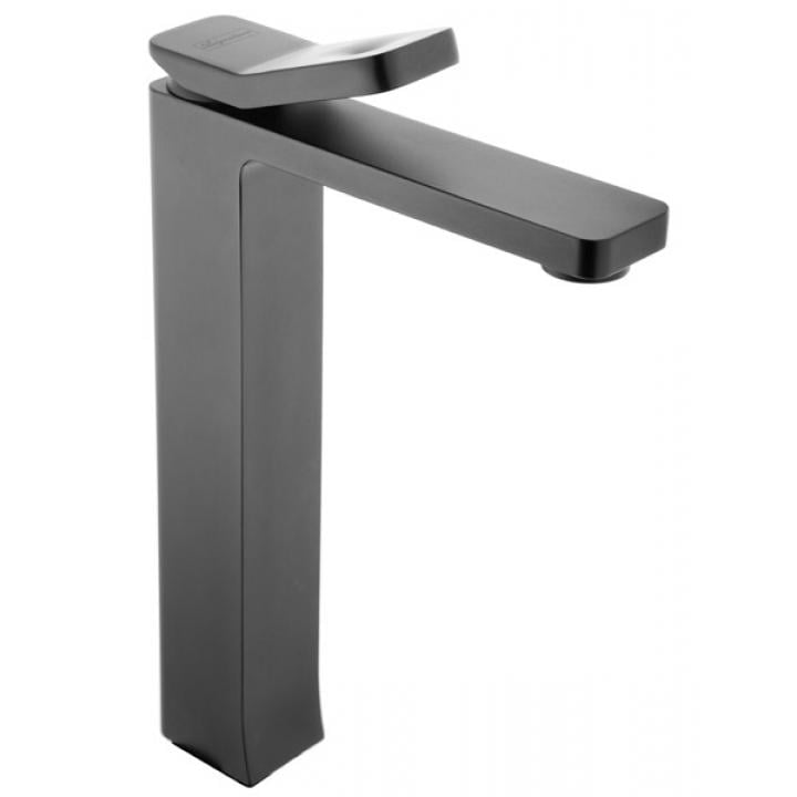 Смеситель для умывальника Asignatura Unique 85521602 высокий однорычажный Черный (131174)