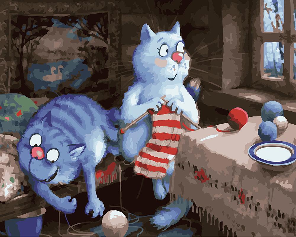 Картина по номерам Brushme Первый снег 40x50 см (BRM22588)