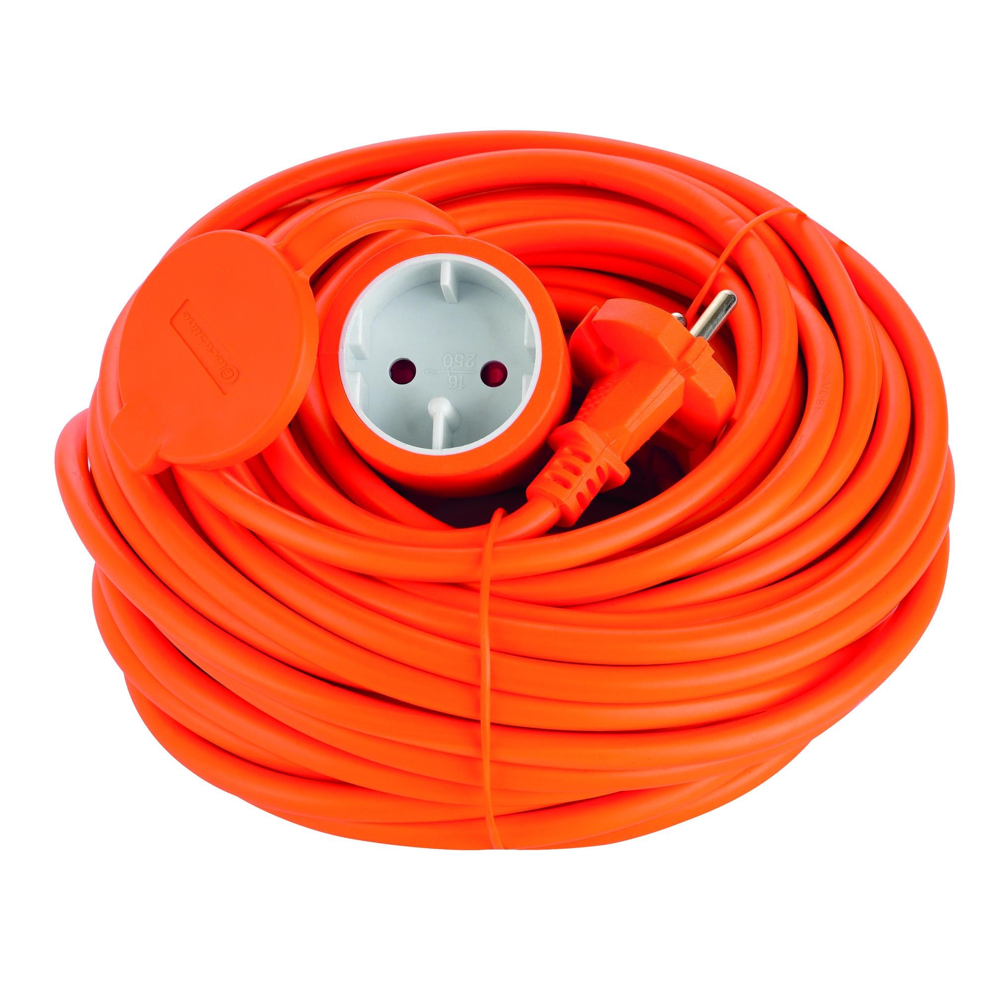 Удлинитель садовый Electraline 1 розетка 40 м сечение 2х0,75 1500W 220V (1615)