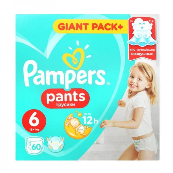 Підгузки-трусики Pampers Pants р. 6 15+ кг 60 шт. - фото 1