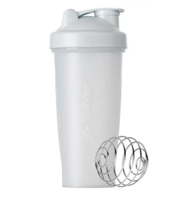 Шейкер спортивный Blender Bottle Classic 28 oz/820 мл White (Classic 28oz White)
