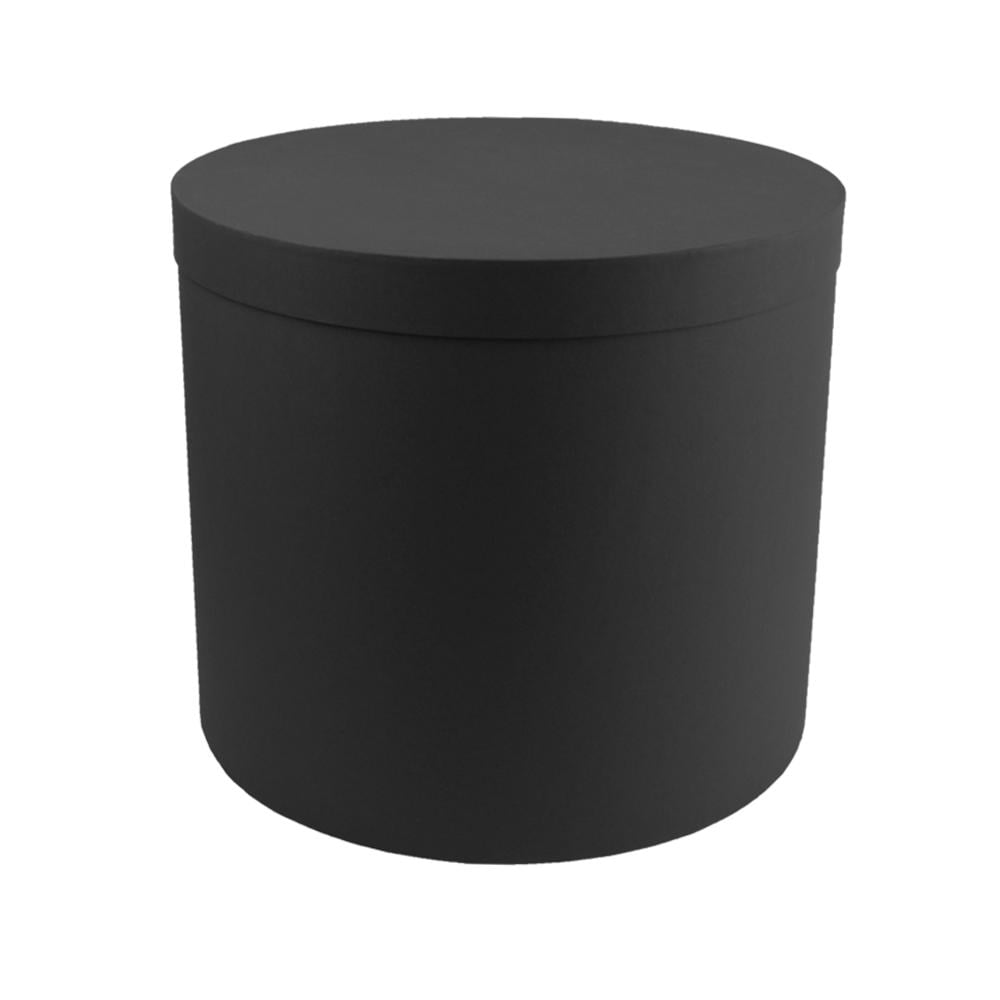 Коробка Perfectbox цилиндрическая матовая 80х80 см Черный (80808)