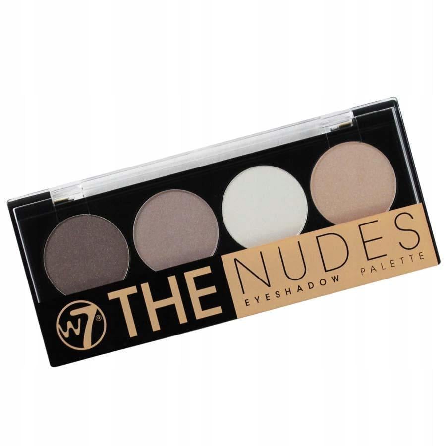 Палетка теней для век W7 The Nudes Eyeshadow 4 цвета Chocolate Brown/Sandy Beige (28200)