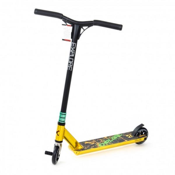 Трюковий самокат MOVE New Explore з пегами Золотистий Трюковий самокат MOVE New Explore з пегами Золотистий