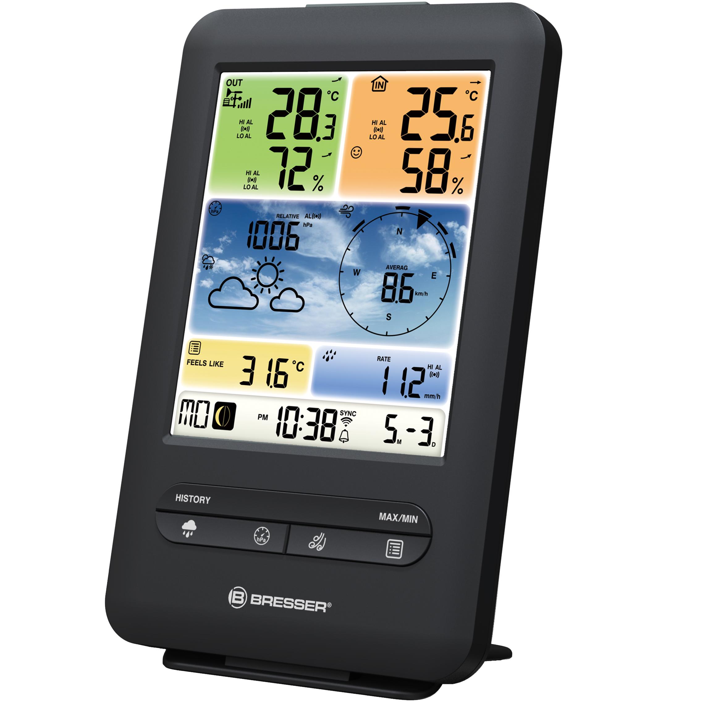 Метеостанція Bresser Weather Center 5in1 V WIFI Professional (7002585) - фото 4