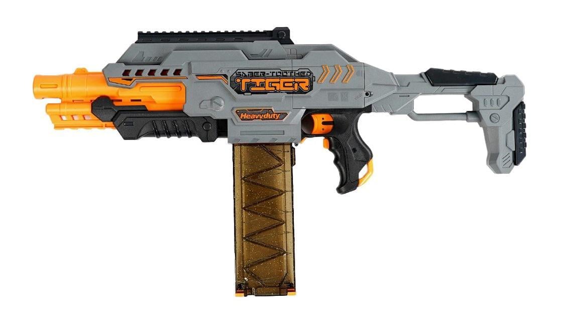 Автомат іграшковий Blaze Storm автоматичний принцип роботи/стріляє м'якими патронами Grey (160045) Автомат іграшковий Blaze Storm автоматичний принцип роботи/стріляє м'якими патронами Grey (160045)