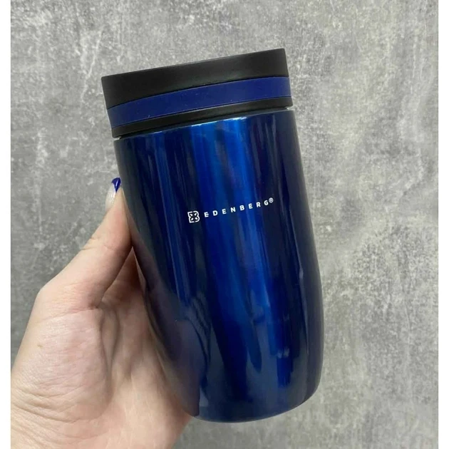 Термокружка Edenberg 330 мл Синий (EB-641) - фото 2 Термокружка Edenberg 330 мл Синий (EB-641) - фото 2