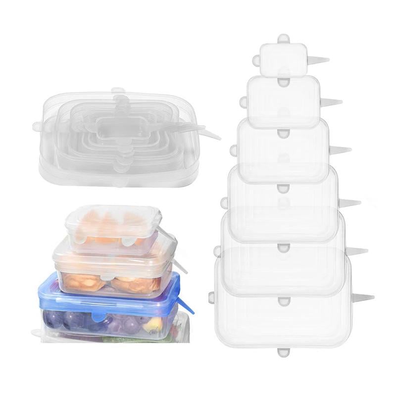 Крышки силиконовые 6 шт. Белый (1842850641) - фото 2