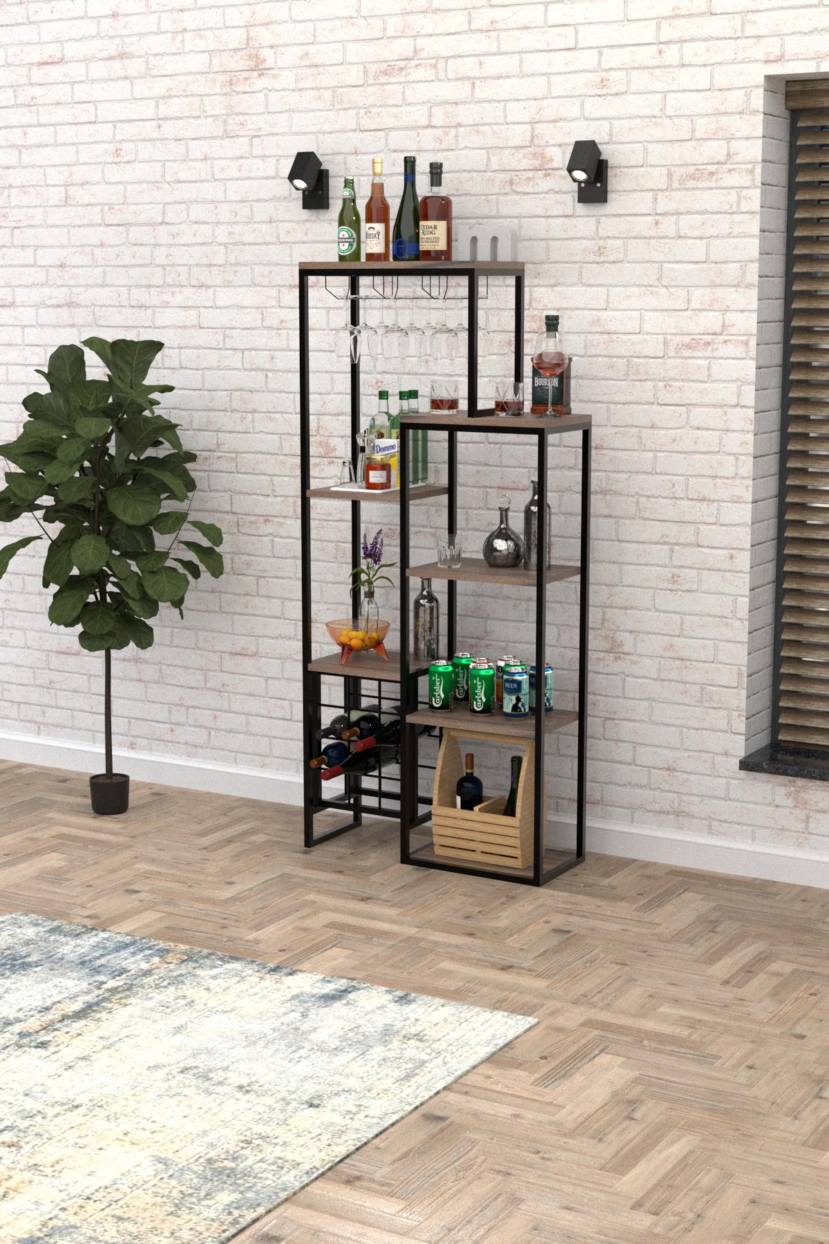Стеллаж барный EcoLoft Дионис DSP-1140-8 Ливорно (34714279)