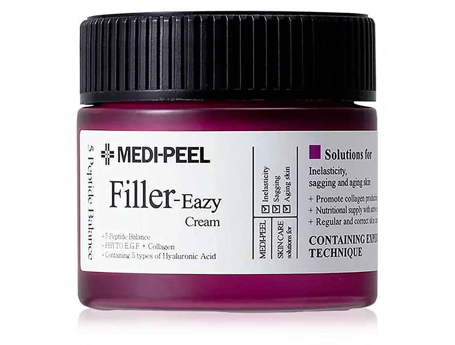 Крем-філер антивіковий для пружності шкіри обличчя Medi-Peel Filler-Eazy Cream з пептидами 50 мл (4810)