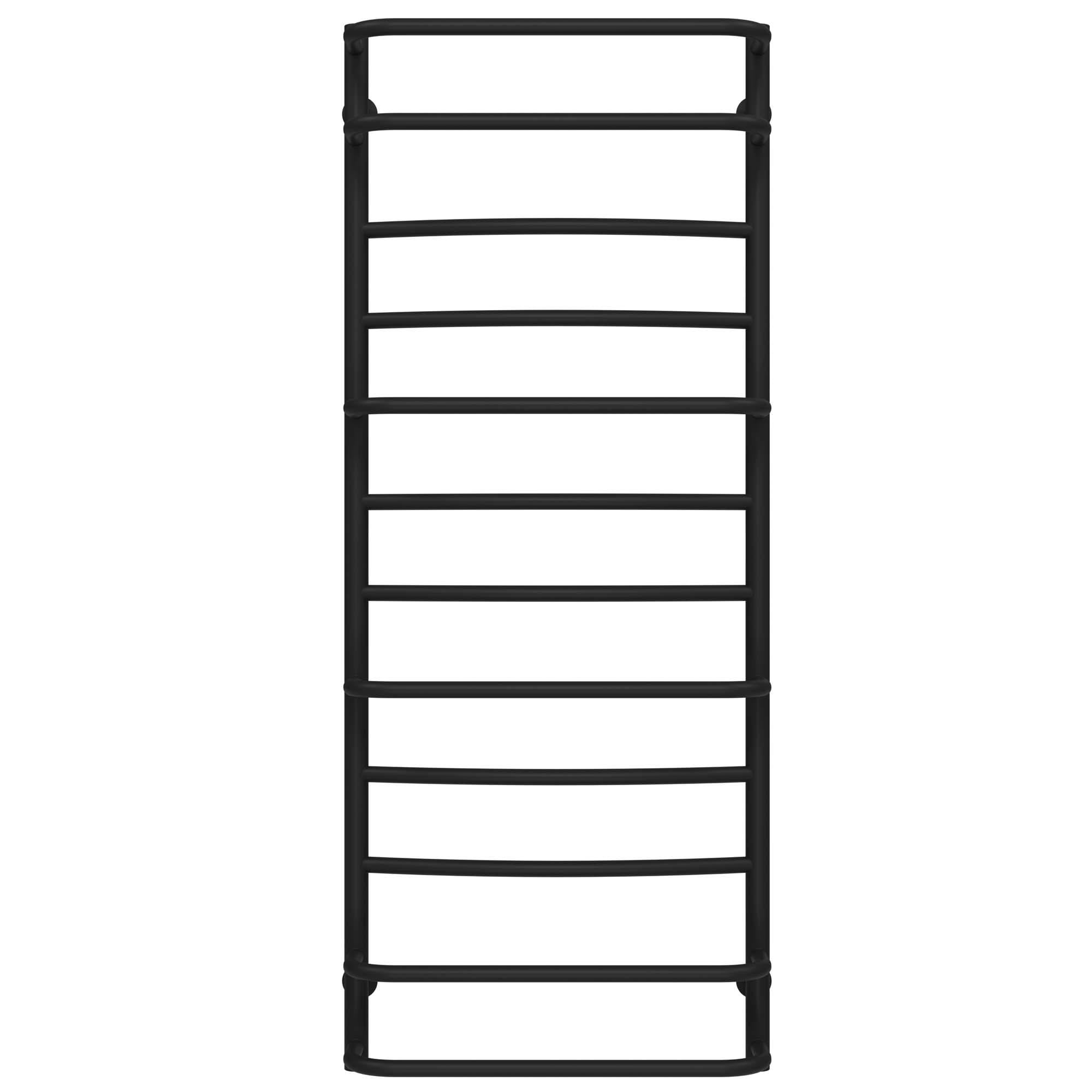 Полотенцесушитель водяной Deffi Аквамикс П12 нижнее подключение нержавеющая сталь 500х1300 мм Черный (C.AM.130.50.12.B.A)