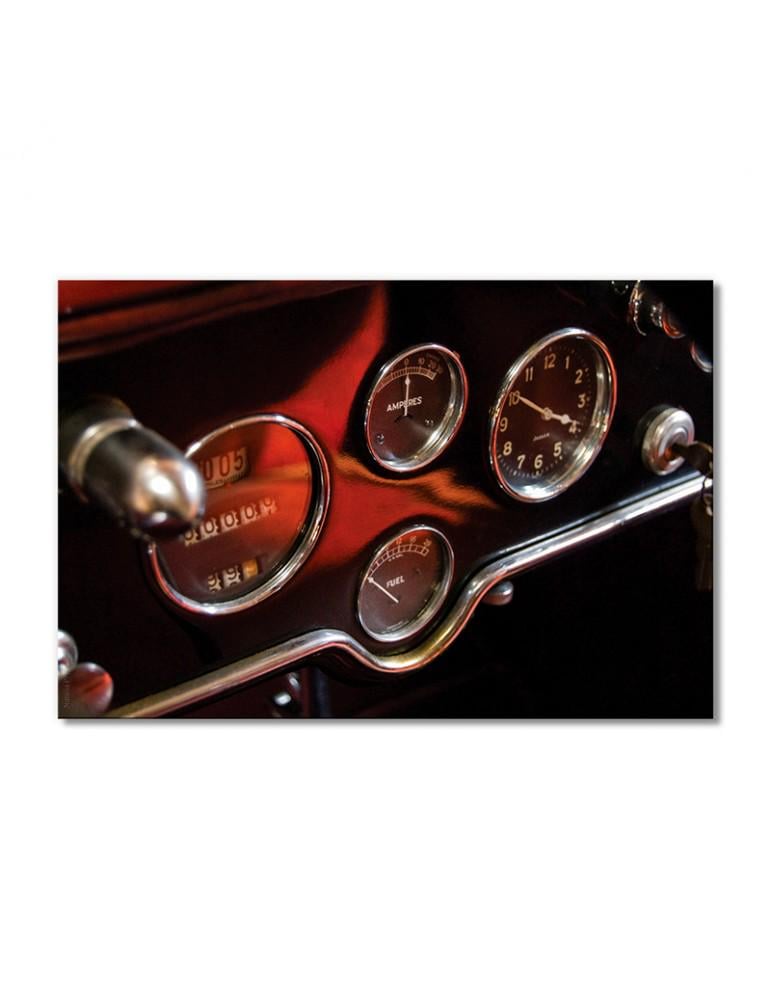 Картина модульная Ретро спидометр 1 модуль 80x120 см