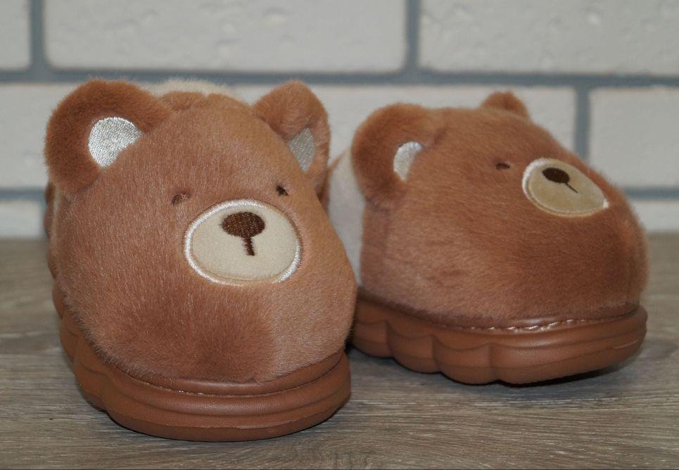 Тапочки комнатные детские меховые DoyoVava р. 30/31 19 см Коричневый (31388-3031) - фото 2