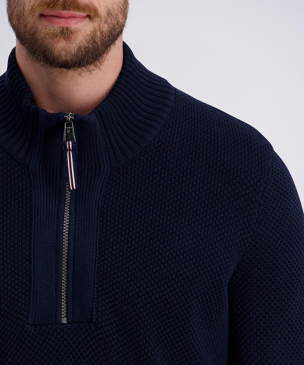 Кофта на напівблискавці чоловіча L Темно-синій (C5 51502.5114.6325-L) - фото 5 Кофта на напівблискавці чоловіча L Темно-синій (C5 51502.5114.6325-L) - фото 5