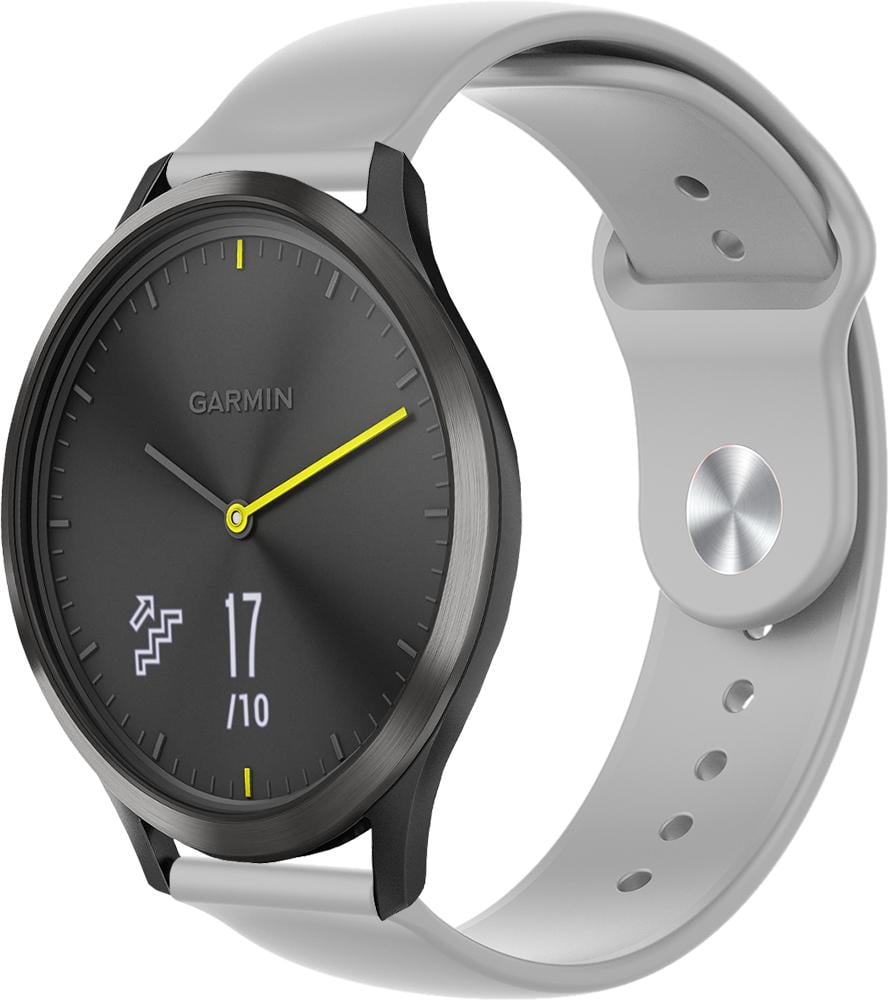 Ремешок Base для Garmin Vivomove HR 20 мм Grey (18896)