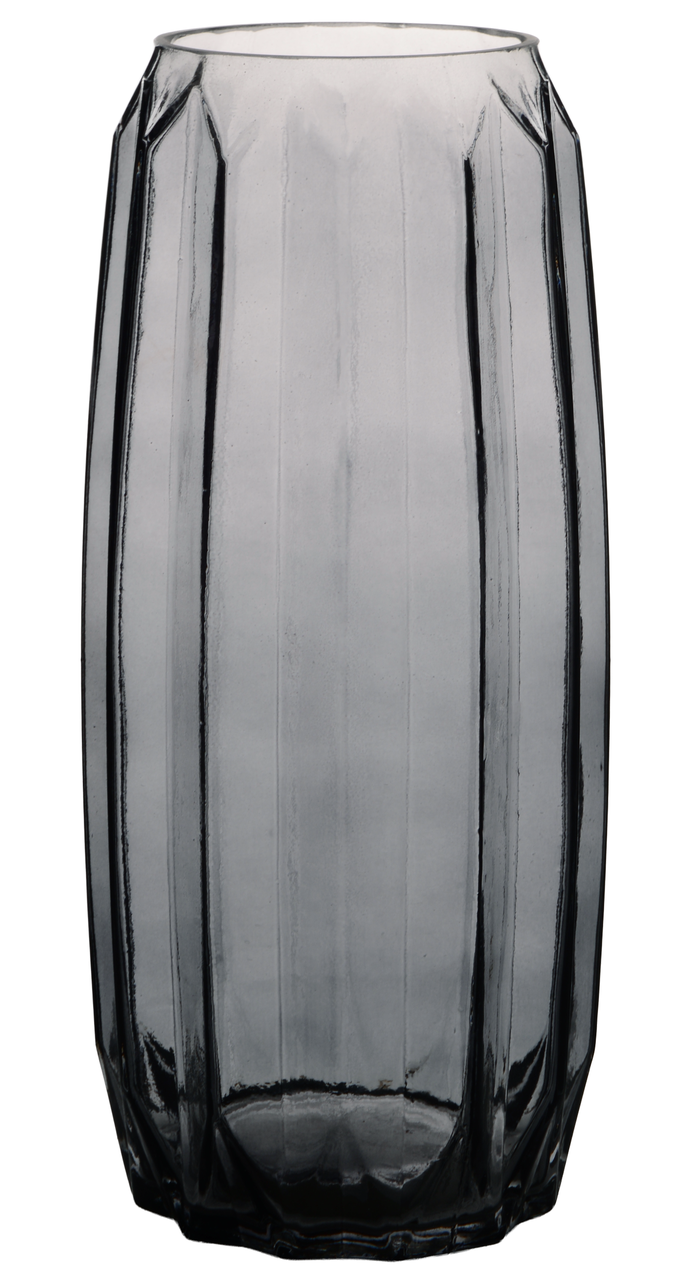 Ваза для цветов VIVA SANDY стеклянная 27,5 см Серый (A060174)