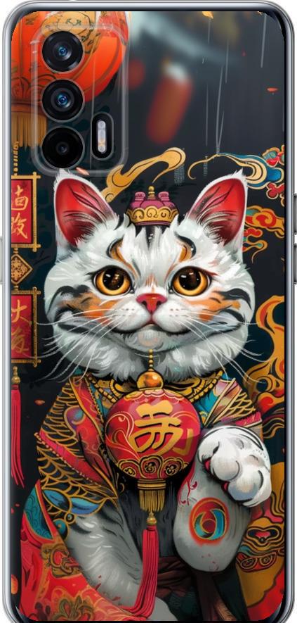 Чехол на Realme GT 5G China Cat v2 (6135u-3338-42517) Чехол на Realme GT 5G China Cat v2 (6135u-3338-42517)