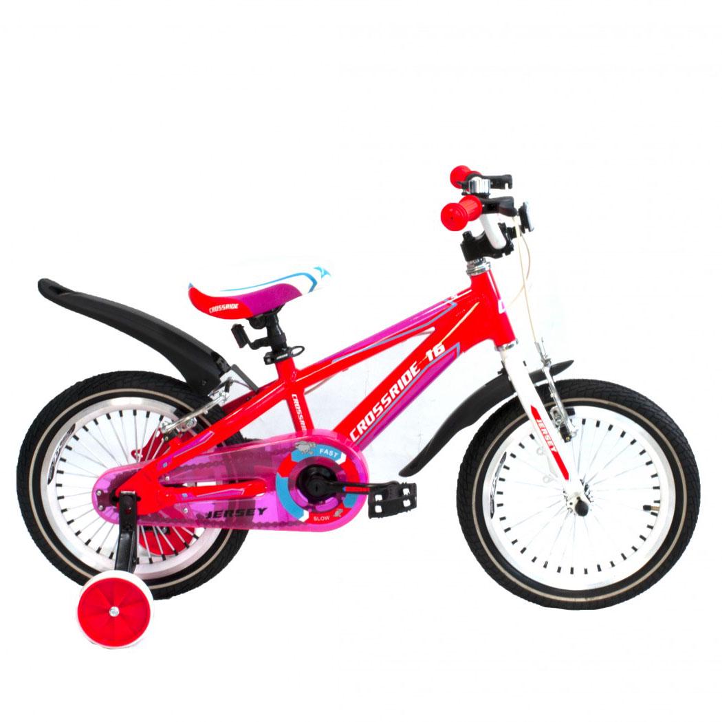 Детский велосипед Crossride Jersey 16" 2021 Красный (ard-0455/К)