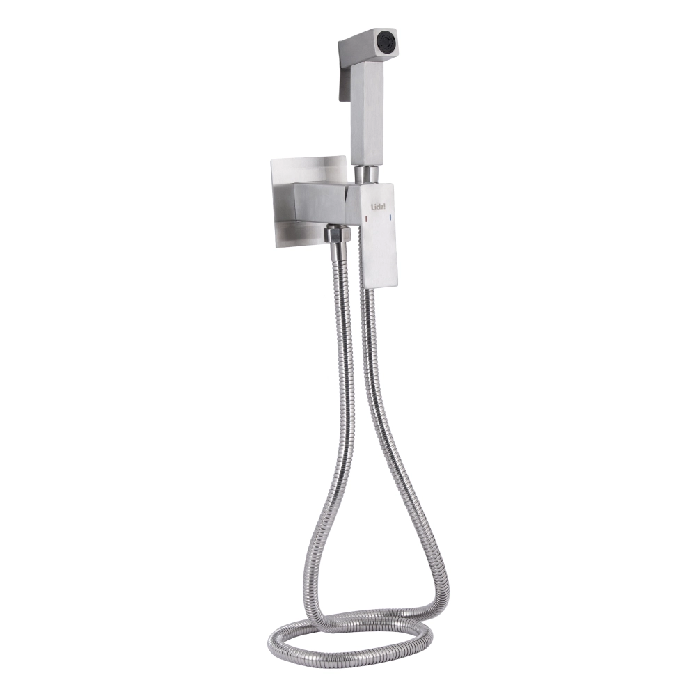 Набір для гігієнічного душу Lidz Kubis 111 k35 прямокутний Нікель (SD00052230)