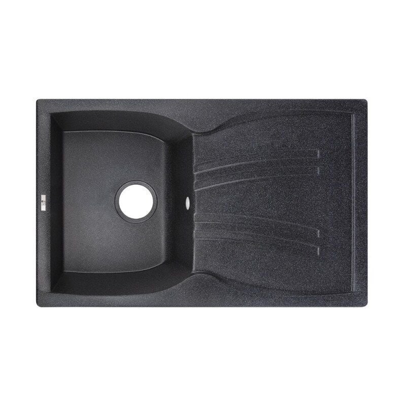 Мойка для кухни Lidz LIDZBLA03790500200 790x500 мм Черный (61795)