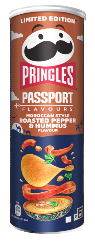 Чипсы Pringles Middle East Style Roasted Pepper & Hummus 185 г (2734367468)
