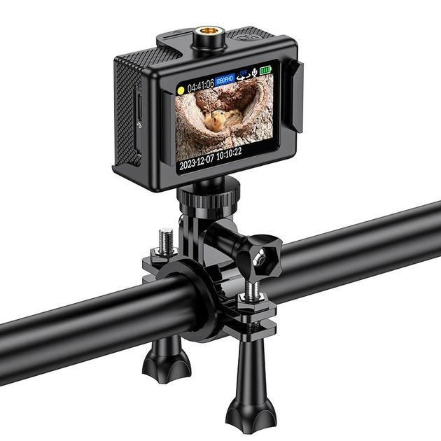 Екшн-камера спортивна Hoco DV100/1080p/30fps/wifi 30 м водонепроникна Black (DV100) - фото 3 Екшн-камера спортивна Hoco DV100/1080p/30fps/wifi 30 м водонепроникна Black (DV100) - фото 3