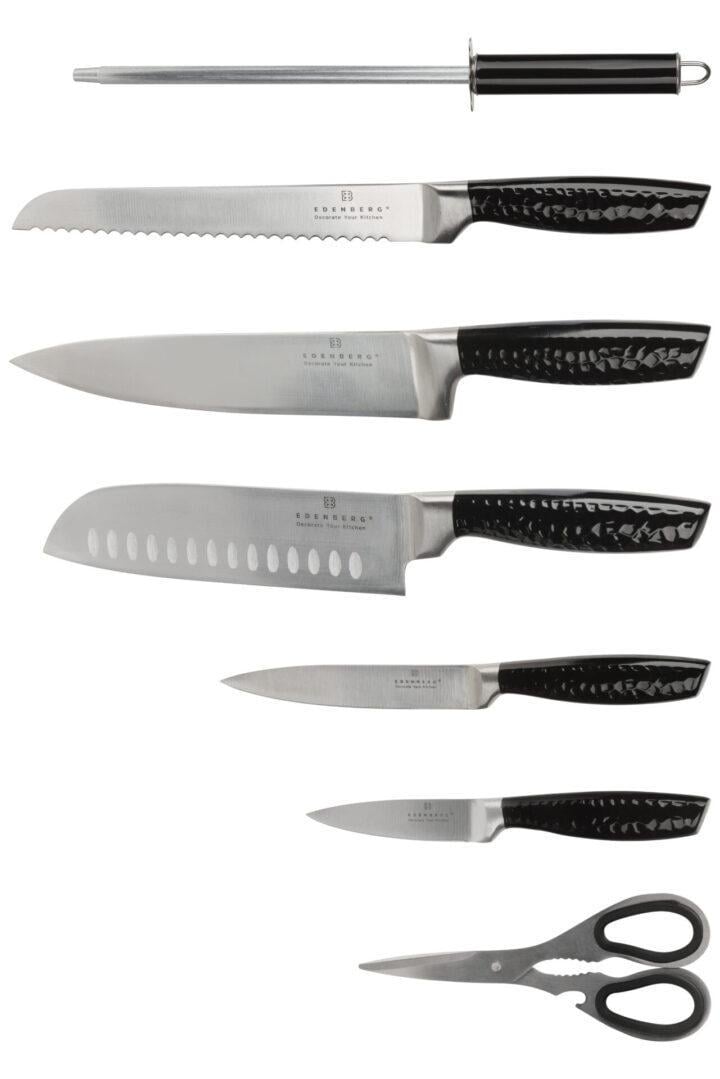 Набор кухонных ножей Edenberg из нержавеющей стали на подставке 8 пр. (EB-971) - фото 3 Набор кухонных ножей Edenberg из нержавеющей стали на подставке 8 пр. (EB-971) - фото 3