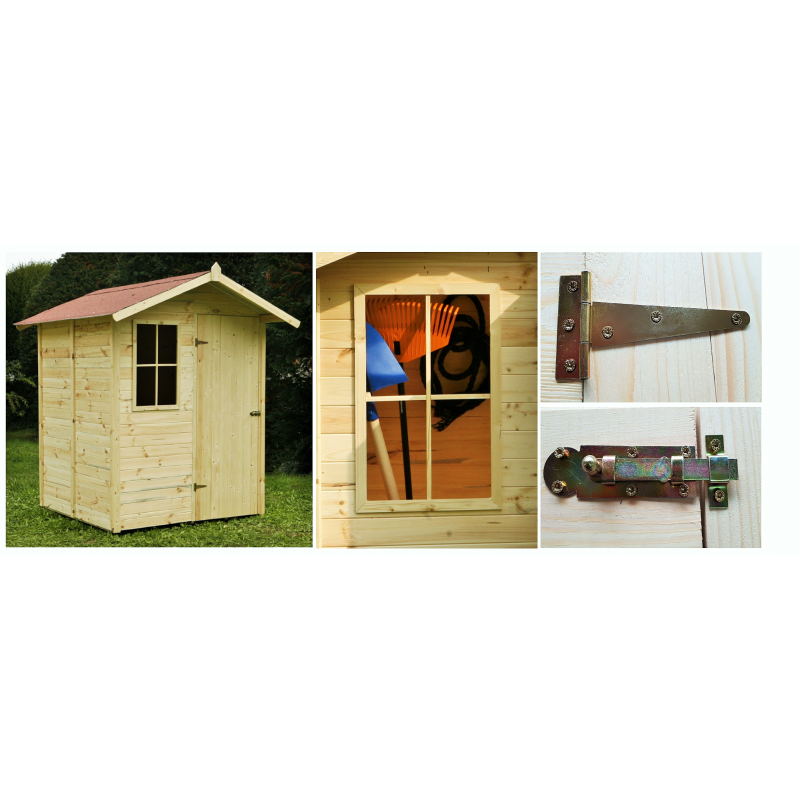 Сарай дерев'яний C160 160х160х210 см (29059400) - фото 4