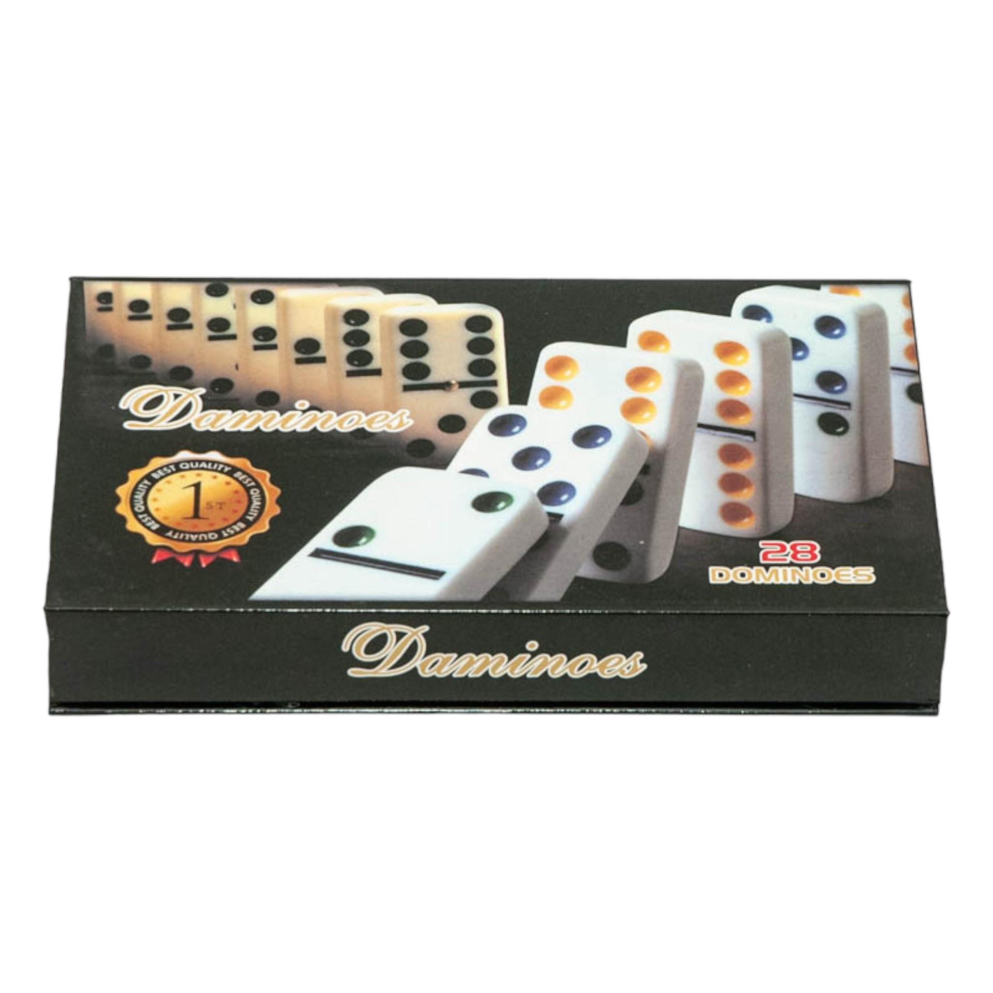 Настольная игра Whisper Dominoes в подарочной картонной коробке Black