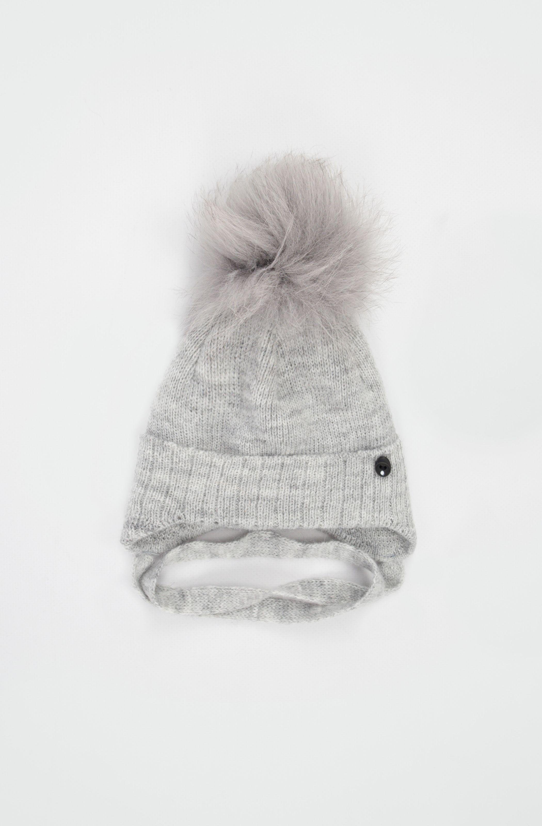 Шапка для хлопчика 34-36 см Сірий (ЦБ-00234940) Шапка для хлопчика 34-36 см Сірий (ЦБ-00234940)